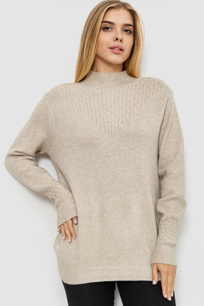 Купить Свитер женский, цвет светло-оливковый, 221R20PCS14 оптом - Фото №1