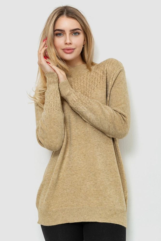 Купити Светр жіночий, колір оливковий, 221R20PCS14 - Фото №1