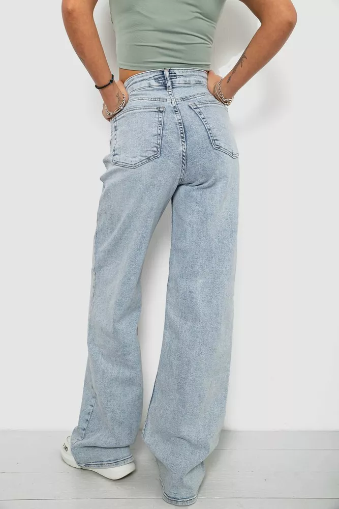 Купить Джинсы женские Trubo, цвет голубой, 244R00600-1 - Фото №4