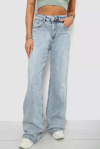 Джинсы женские Trubo, цвет голубой, 244R00600-1