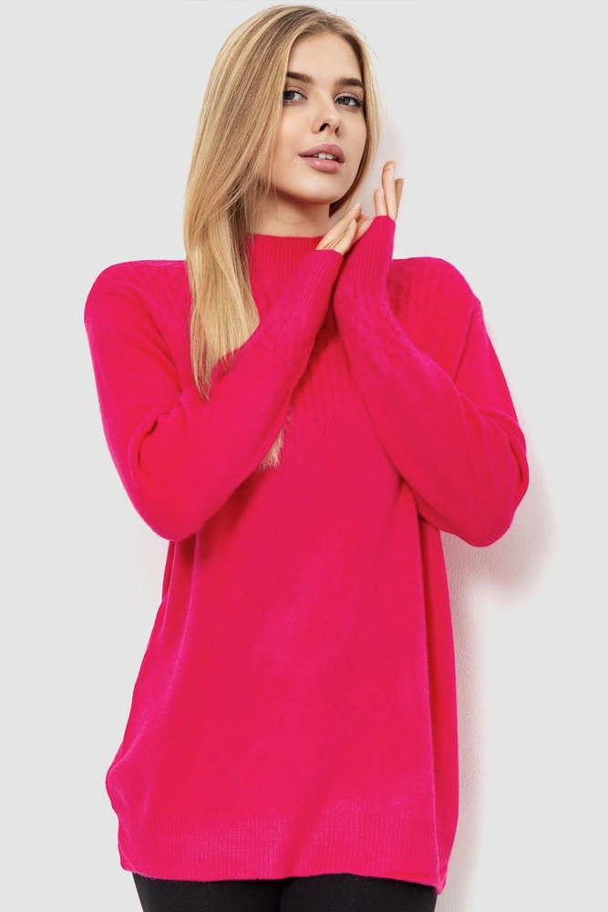 Купити Светр жіночий, колір малиновий, 221R20PCS14 - Фото №1