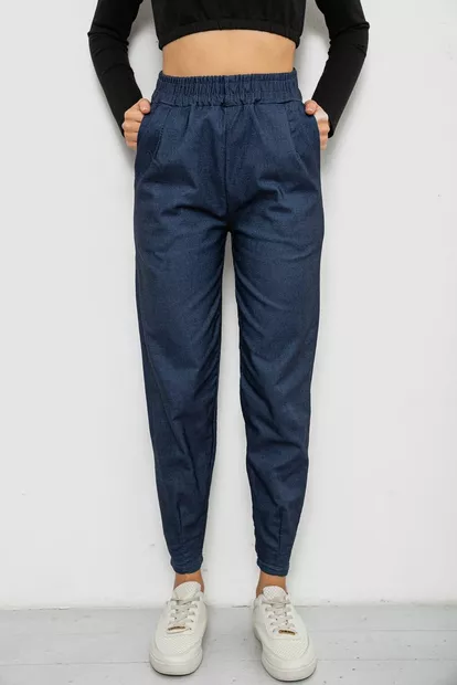 Штаны женские утепленные, цвет синий, 157R327-1