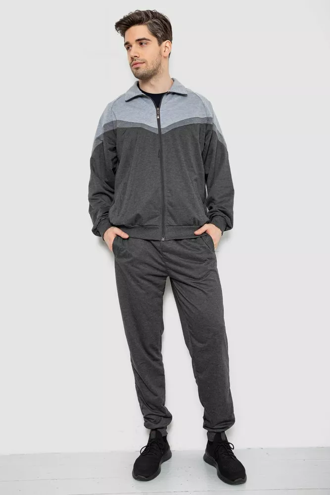 Купити Спортивний костюм чоловічий, колір сірий, 244R9147 - Фото №1