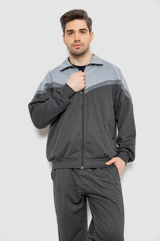 Купити Спортивний костюм чоловічий, колір сірий, 244R9147 - Фото №2