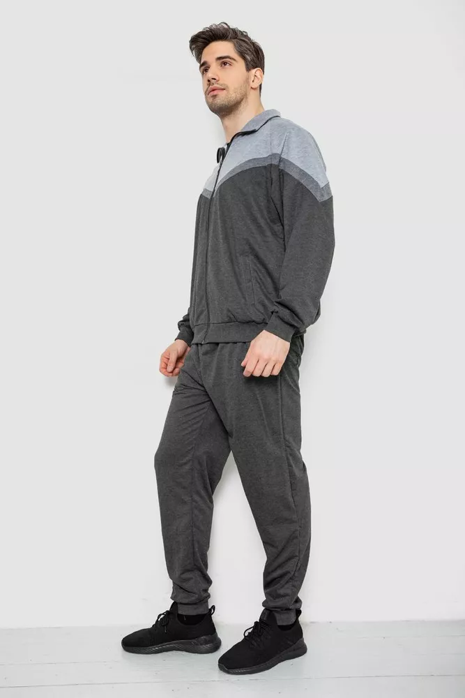 Купити Спортивний костюм чоловічий, колір сірий, 244R9147 - Фото №3