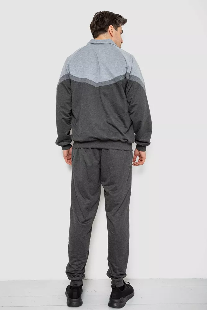 Купити Спортивний костюм чоловічий, колір сірий, 244R9147 - Фото №4