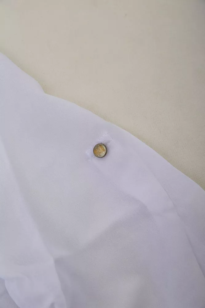 Купить Блуза классическая   -уценка, цвет бело-синий, 230R111-U-17 - Фото №7