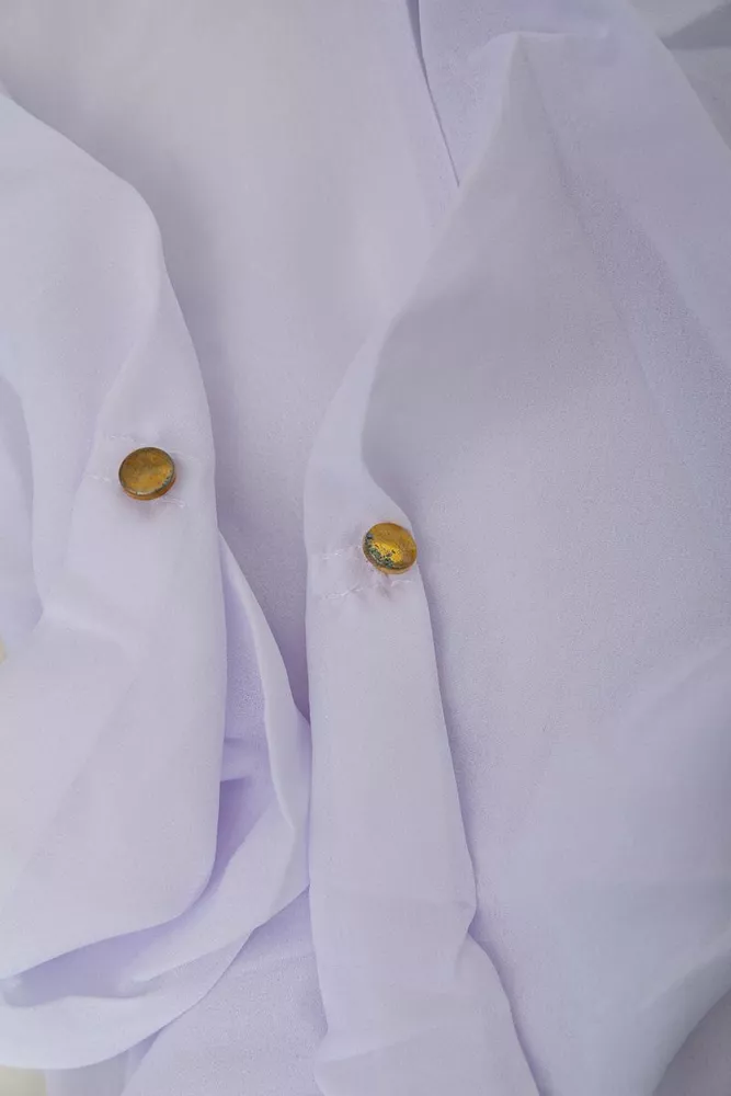 Купить Блуза классическая   -уценка, цвет бело-синий, 230R111-U-25 - Фото №7