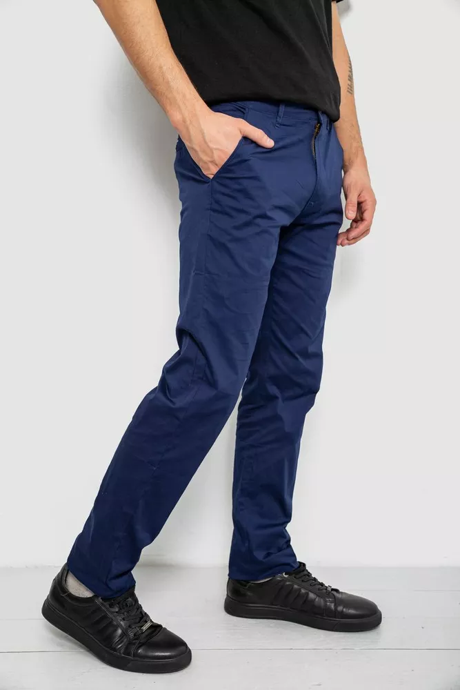 Купить Брюки мужские классические, цвет синий, 243RXK39-6-1 - Фото №3