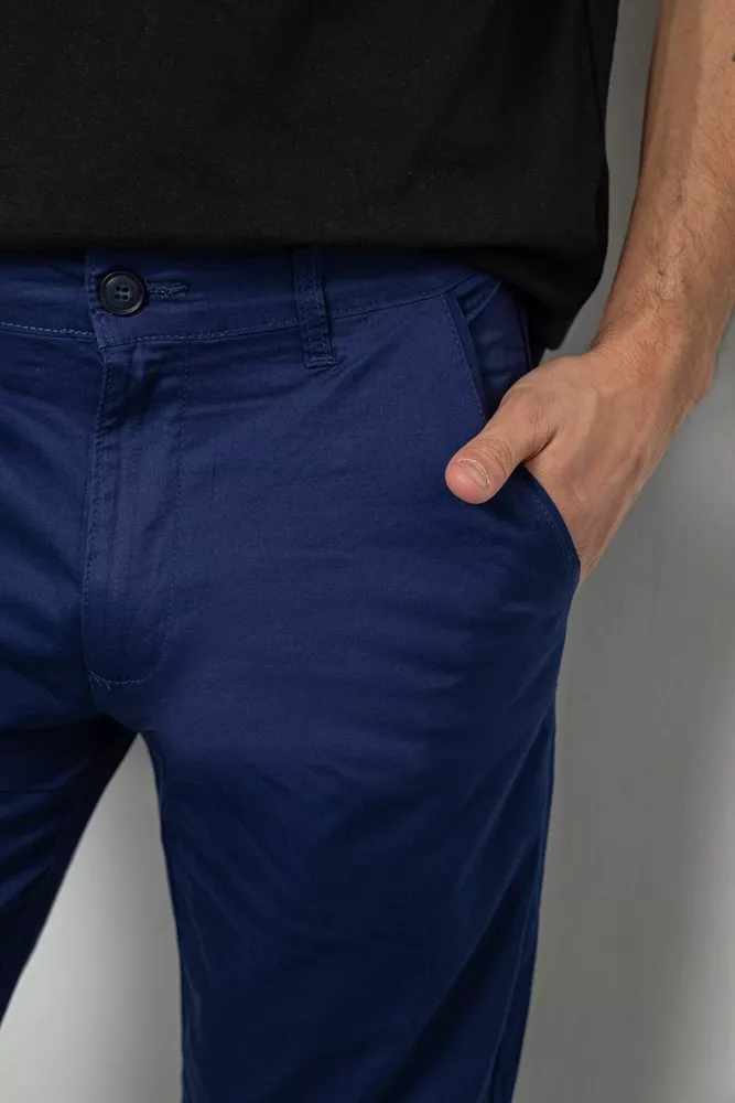 Купить Брюки мужские классические, цвет синий, 243RXK39-6-1 - Фото №5