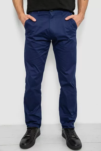 Брюки мужские классические, цвет синий, 243RXK39-6-1