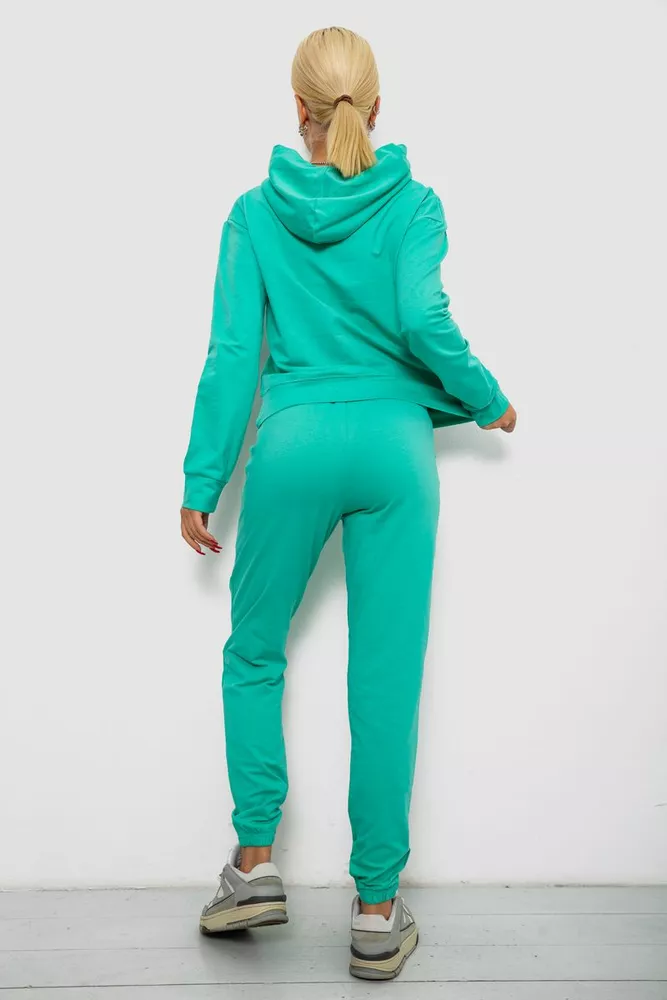 Купить Спортивный костюм женский двухнитка  -уценка, цвет мятный, 214R1419-007-U-30 - Фото №4