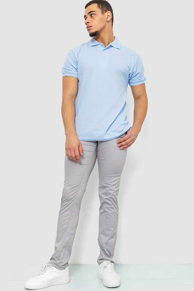 Купити Штани чоловічі класичні  -уцінка, колір сірий, 243R2131-U-1 - Фото №3