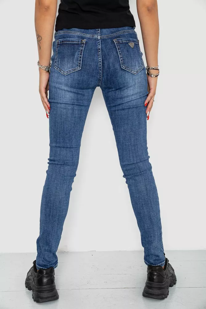 Купить Джинсы женские, цвет синий, 250R5330 оптом - Фото №4