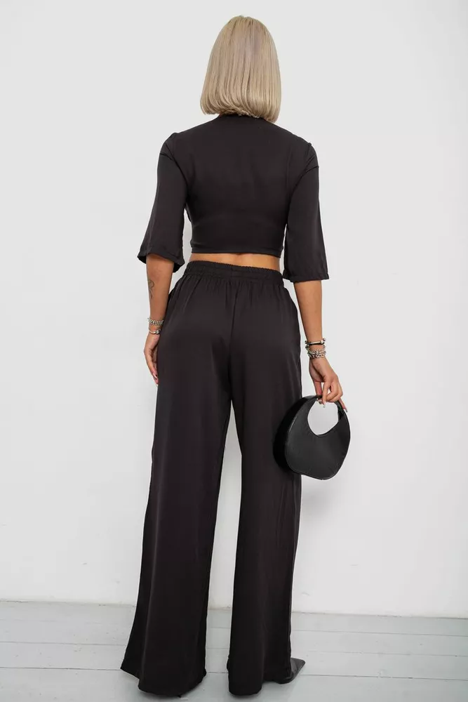 Купить Костюм женский, цвет черный, 258R270 - Фото №4