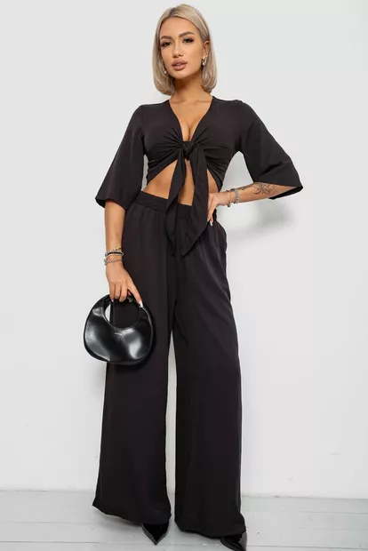 Костюм жіночий, колір чорний, 258R270