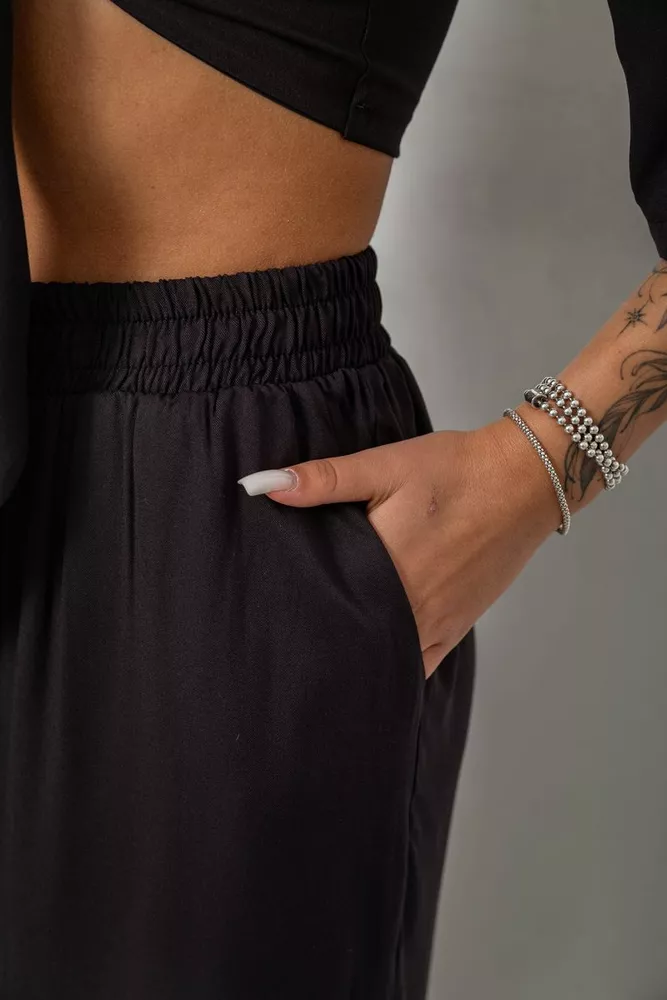 Купить Костюм женский, цвет черный, 258R270 - Фото №6