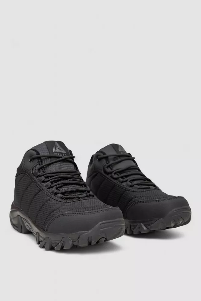 Купить Кроссовки женские зимние на меху, цвет черный, 248RH910 - Фото №3