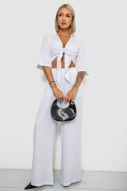 Костюм жіночий, колір білий, 258R270