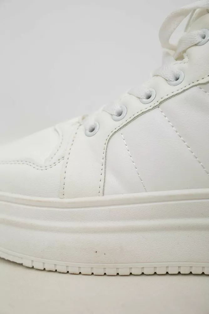 Купить Кроссовки женские зимние на меху  -уценка, цвет белый, 248RAM013-U - Фото №9