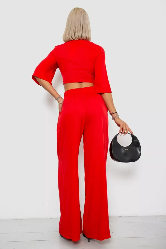 Купить Костюм женский, цвет красный, 258R270 - Фото №4