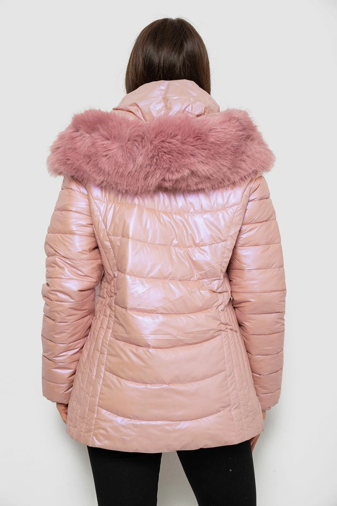 Купить Куртка женская зимняя короткая, цвет розовый, 244R23-711 - Фото №5