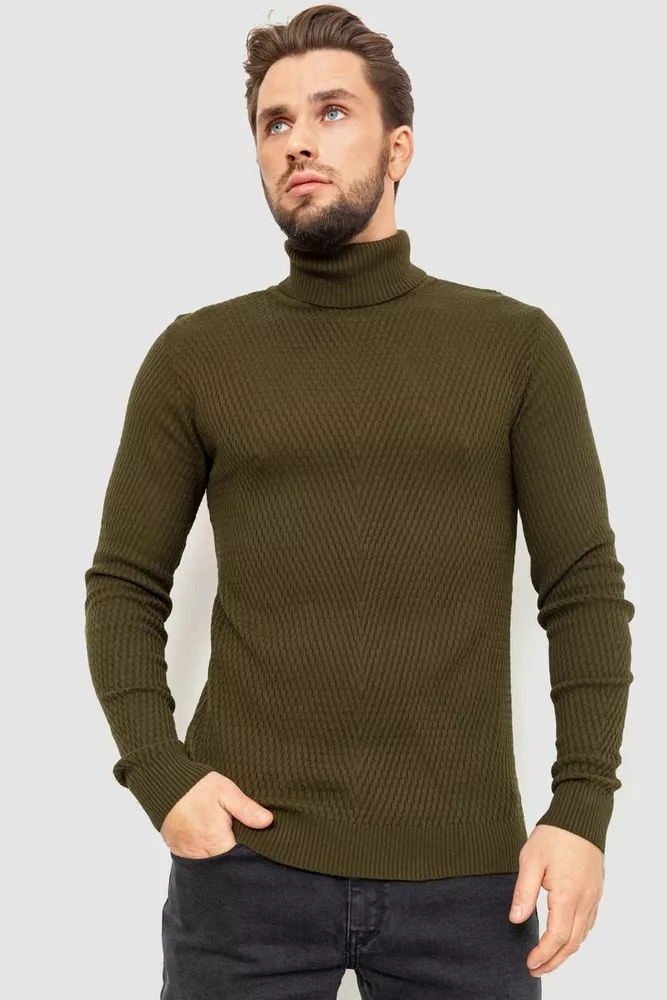 Купити Гольф чоловічий, колір хакі, 161R857 - Фото №1