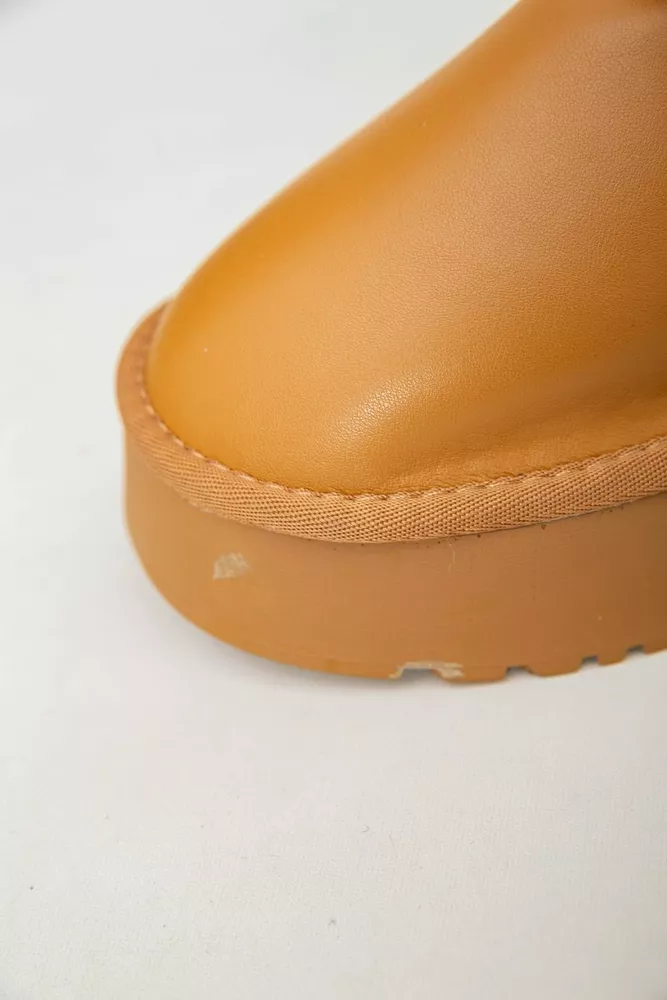 Купить Угги женские на меху  -уценка, цвет коричневый, 243RL951-U-2 - Фото №7