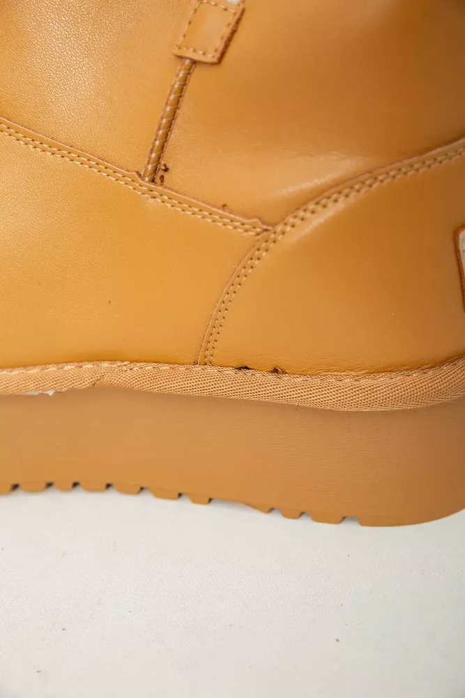 Купить Угги женские на меху  -уценка, цвет коричневый, 243RL951-U-3 - Фото №8