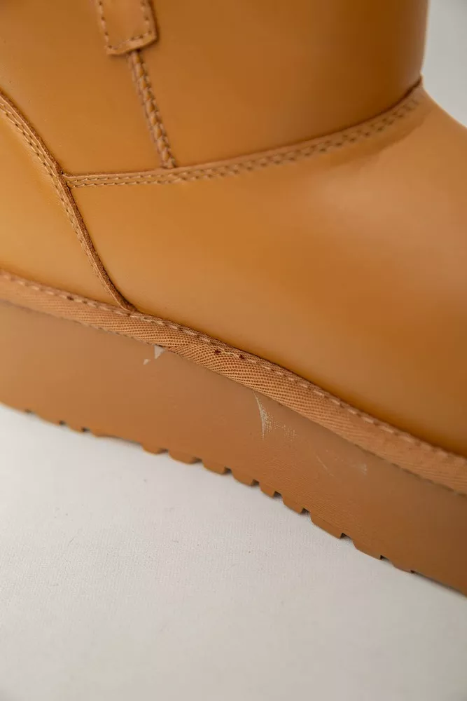 Купить Угги женские на меху  -уценка, цвет коричневый, 243RL951-U-5 - Фото №9