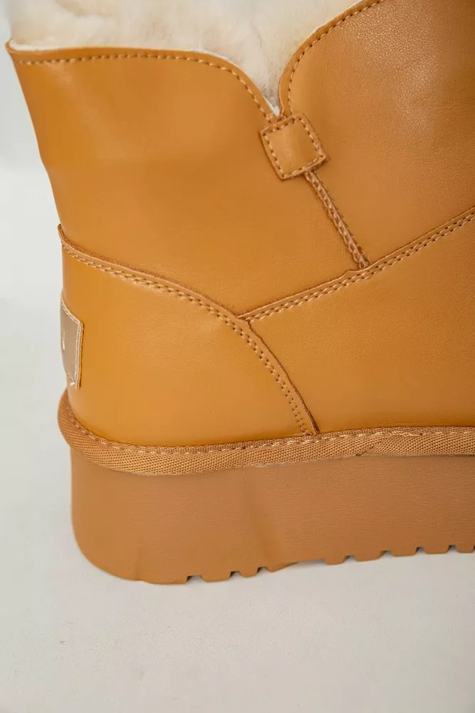 Купить Угги женские на меху  -уценка, цвет коричневый, 243RL951-U-7 - Фото №7