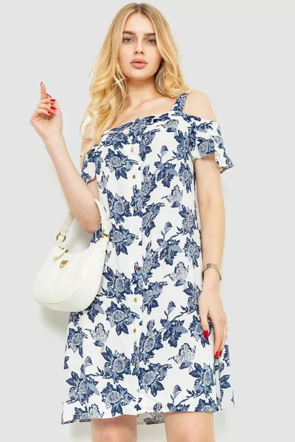 Сарафан, цвет сине-молочный, 230R161