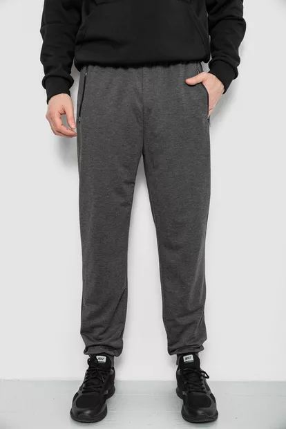 Спортивные штаны мужские, цвет серый, 244R434