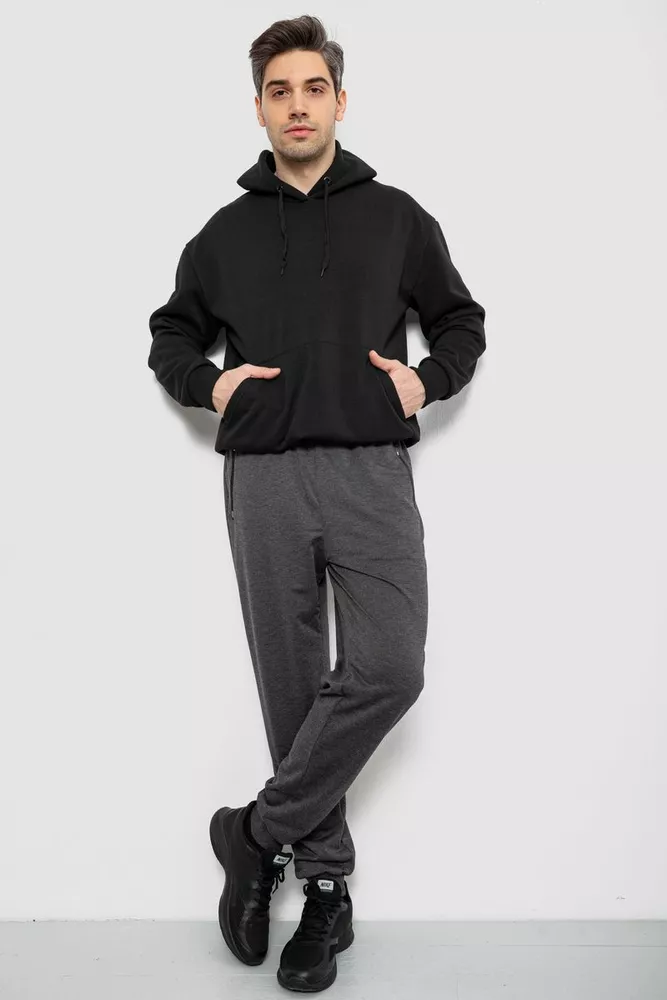 Купить Спортивные штаны мужские, цвет серый, 244R434 - Фото №2