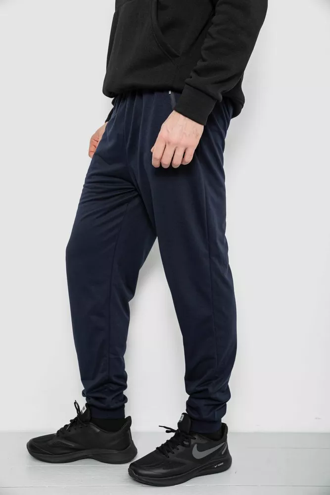 Купить Спортивные штаны мужские, цвет синий, 244R434 - Фото №3