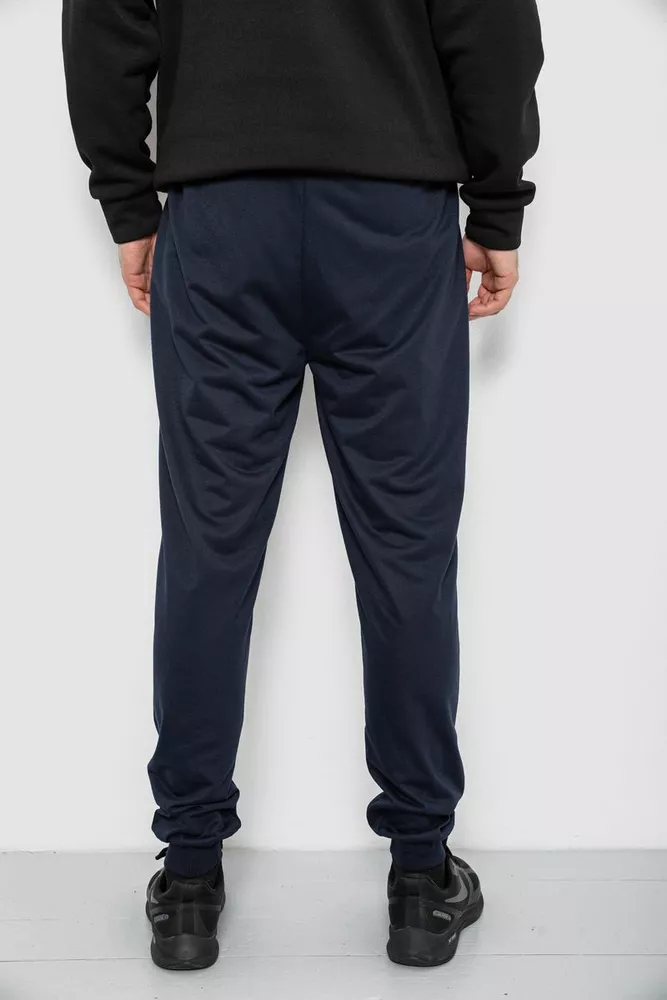 Купить Спортивные штаны мужские, цвет синий, 244R434 - Фото №4