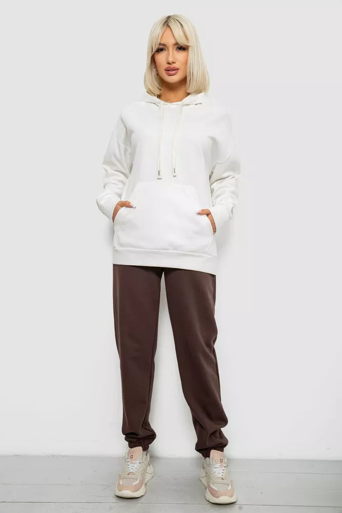 Купити Спортивний костюм жіночий, колір молочно-коричневий, 244R1070AG-1 - Фото №1