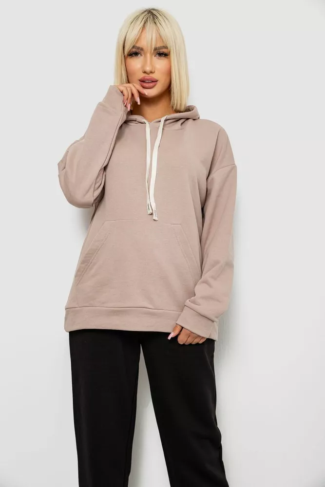 Купить Спортивный костюм женский, цвет бежево-черный, 244R1070AG-1 - Фото №2