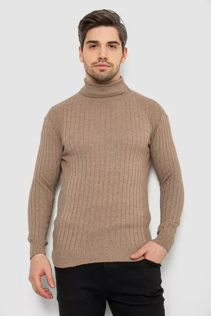 Гольф чоловічий  -уцінка, колір темно-бежевий, 238R56889-U