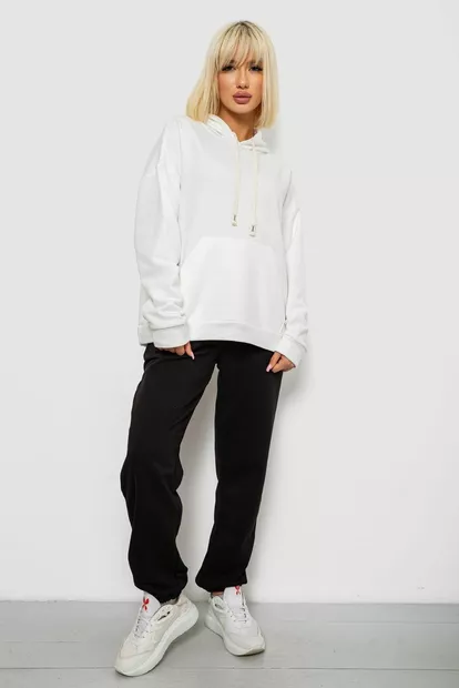 Спортивный костюм женский, цвет бело-черный, 244R1070AG-1