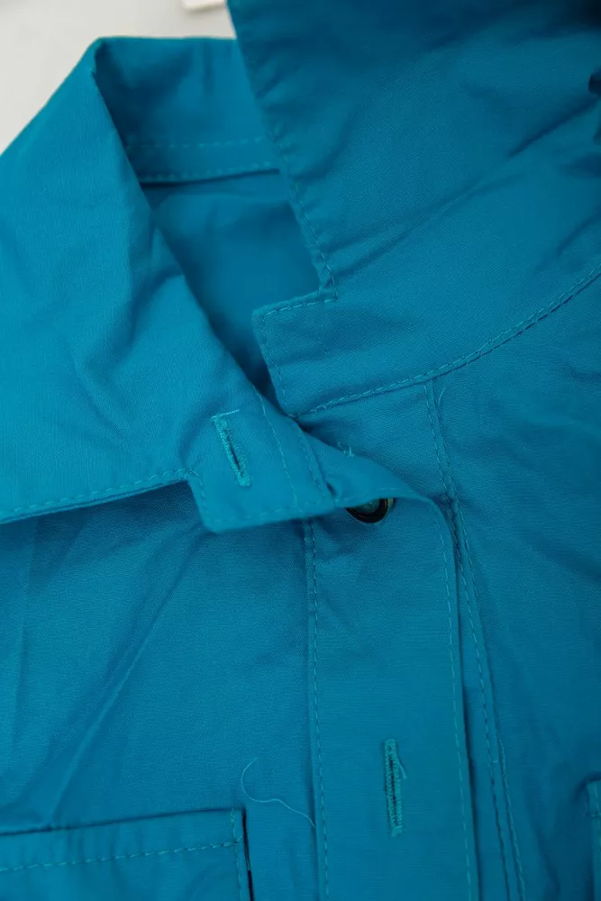 Купити Сорочка жіноча однотонна  -уцінка, колір бірюзовий, 230R068-3-U - Фото №6