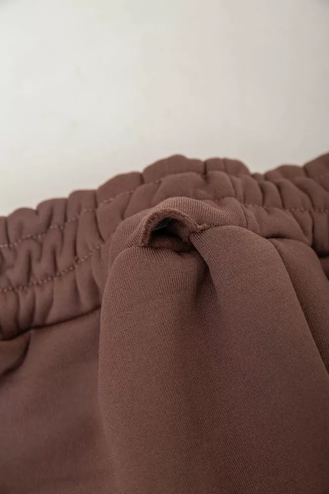 Купити Спортивний костюм жіночий на флісі  -уцінка, колір коричневий, 257R85-U-1 - Фото №7