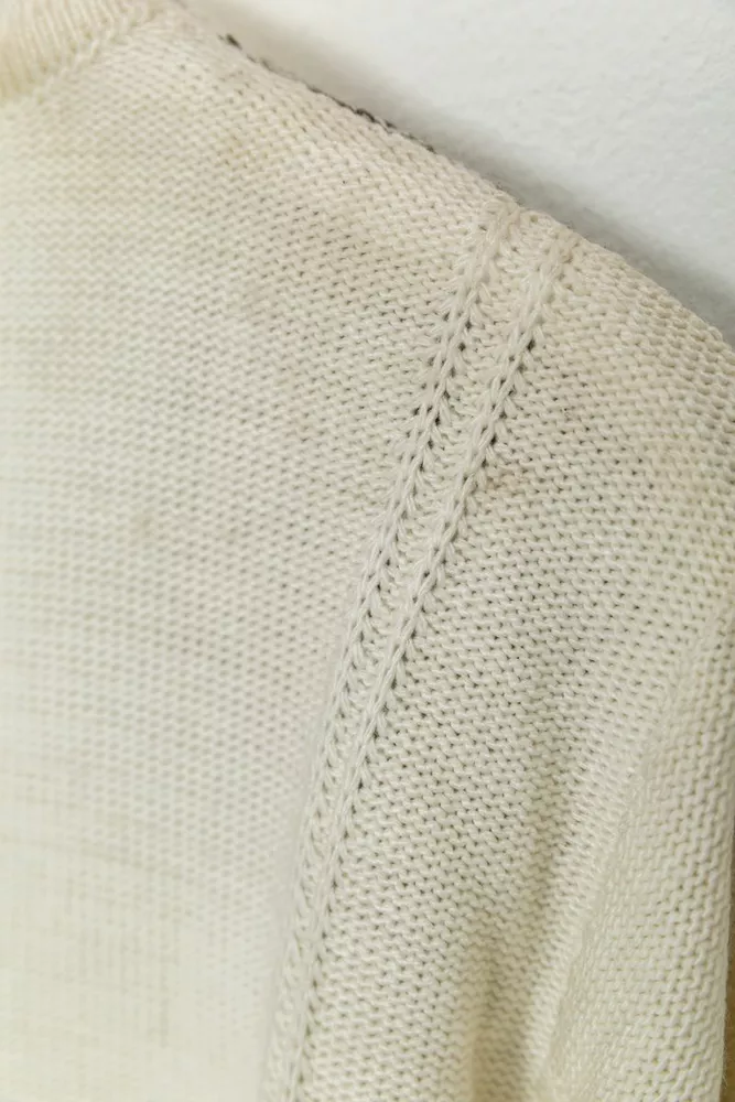 Купити Светр чоловічий -уцінка, колір молочно-коричневий, 201R002-U-1 - Фото №4