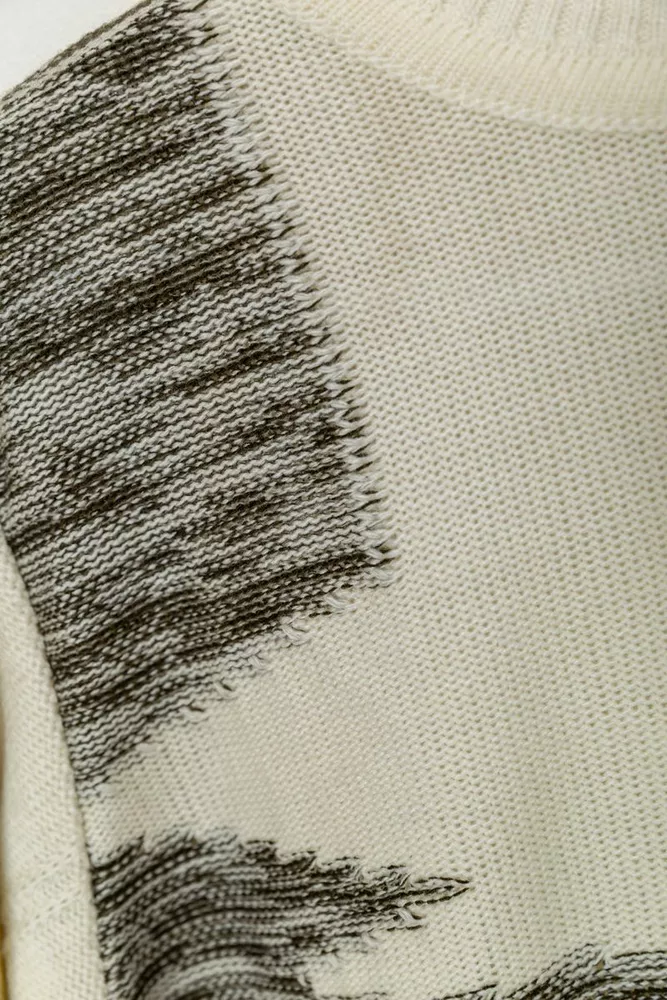 Купити Светр чоловічий -уцінка, колір молочно-коричневий, 201R002-U-1 - Фото №8