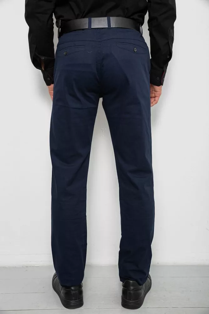 Купить Брюки мужские классические, цвет синий, 243RY355 - Фото №4