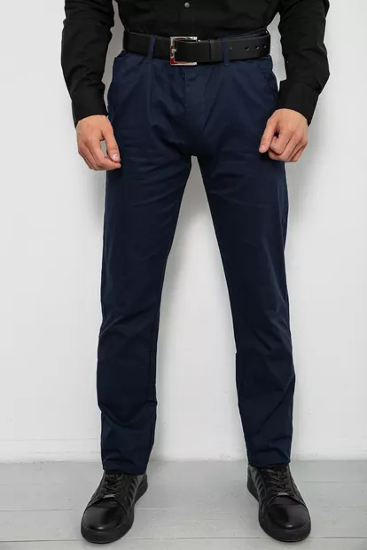 Штани чоловічі класичні, колір синій, 243RY355
