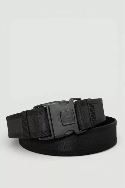 Ремень мужской  тактический поясной, цвет черный, 196R55T1311