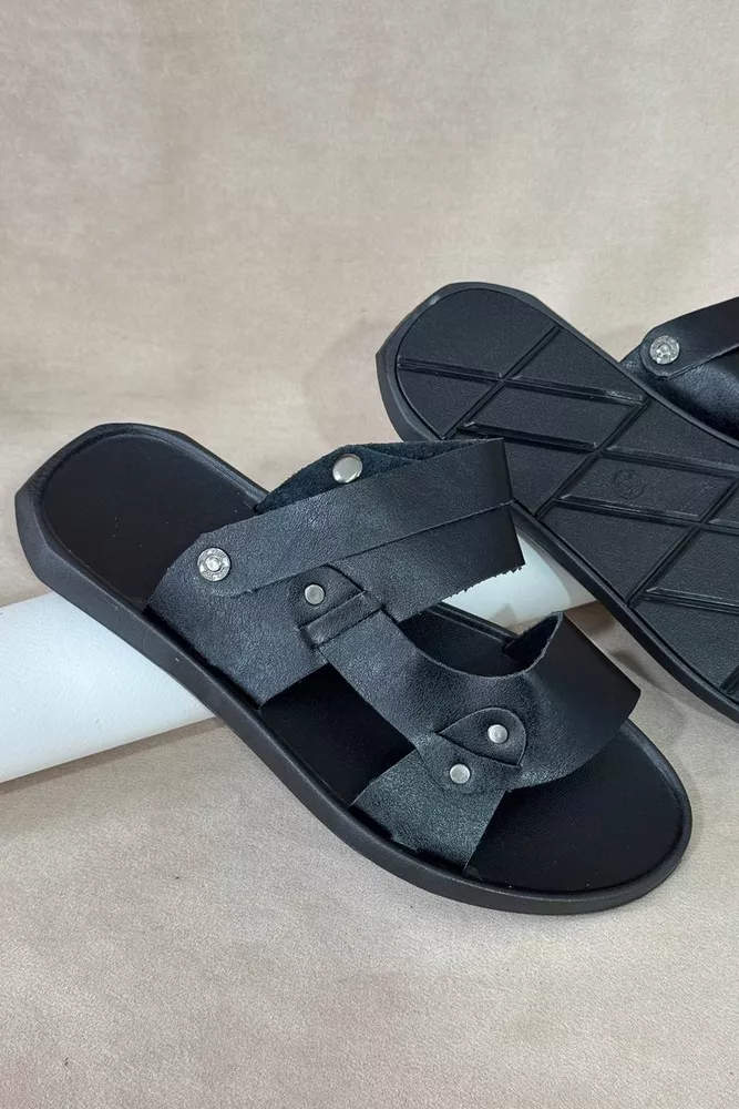 Купити Сандалії чоловічі, колір чорний, 214R77 оптом - Фото №2