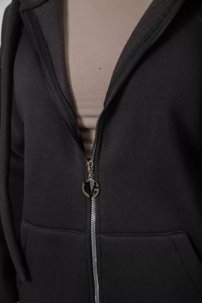 Купити Спортивний костюм жіночий на флісі, колір грифельний, 247R1059 оптом - Фото №5