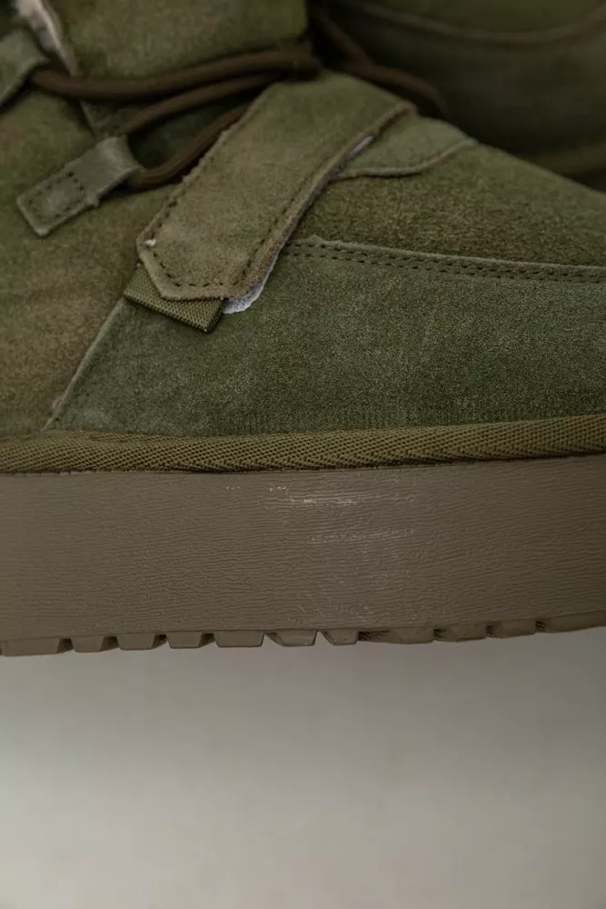 Купить Угги женские на меху  -уценка, цвет зеленый, 243RL952-8A-U - Фото №7